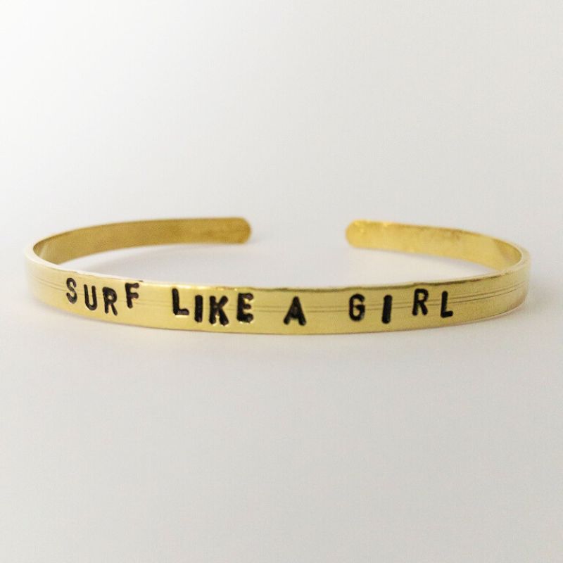 Brazalete ajustable Surf Like a Girl