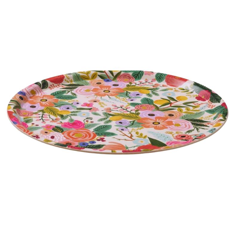 Garden Party Round Tray