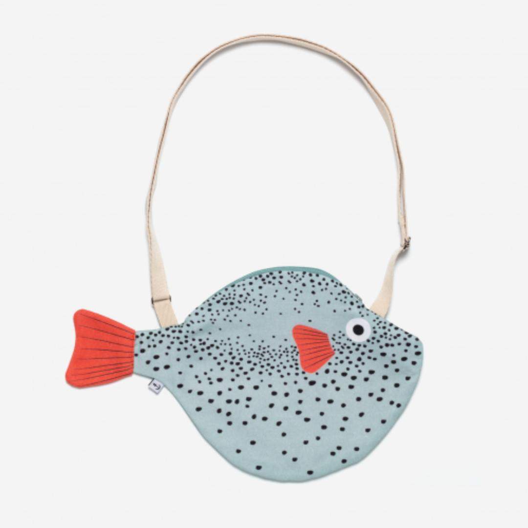 Bolso Bandolera Pufferfish Aqua