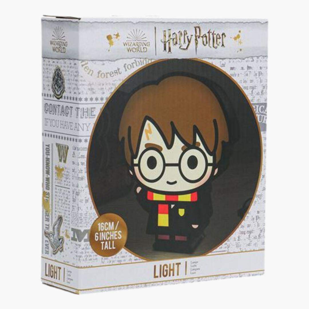 lampara de mesa con forma de harry potter