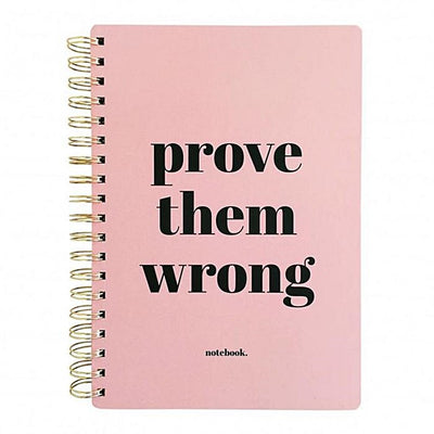 cuaderno a5 prove them wrong