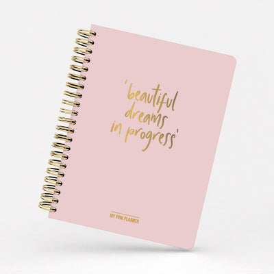 planificador sin fecha my pink planner