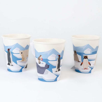 Vasos Reciclables Animales Polares